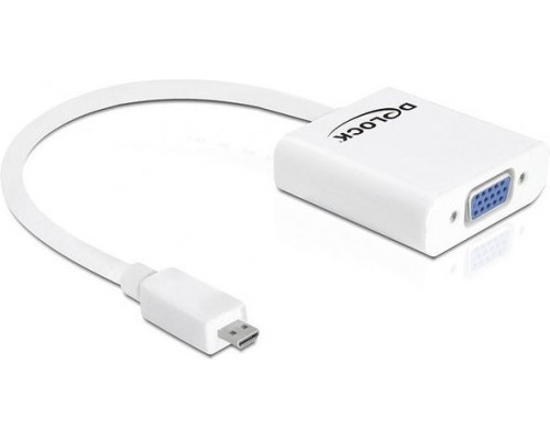 Delock HDMI Micro - D-Sub (VGA) 0.15m (65347)