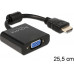 Delock HDMI - D-Sub (VGA) 0.2m  (65512)