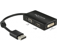 Delock DisplayPort - HDMI - D-Sub (VGA) - DVI-D 0.15m  (62656)