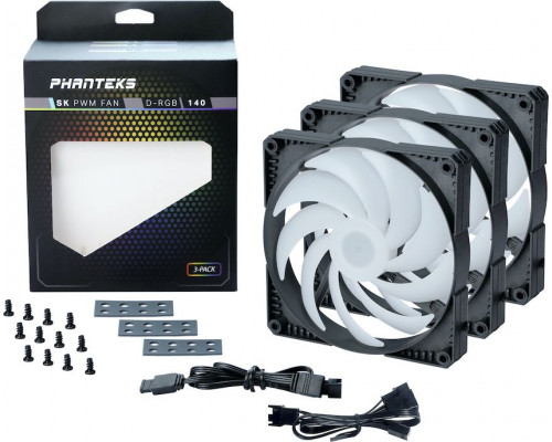  Phanteks SK PWM 140 mm D-RGB 3-pack (PH-F140SK_DRGB_PWM_3P) 
