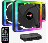  Aerocool Edge 14 Pro 3-pack + HUB + Pilot (ACF4-EG10217.12) 