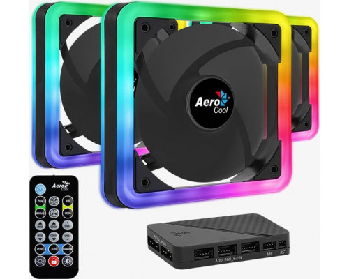  Aerocool Edge 14 Pro 3-pack + HUB + Pilot (ACF4-EG10217.12) 