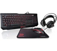 Keyboard + mouse Thermaltake Keyboard eSports Knucker 4 in 1 Combo -KB-GCK-PLBLUS-01