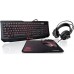 Keyboard + mouse Thermaltake Keyboard eSports Knucker 4 in 1 Combo -KB-GCK-PLBLUS-01
