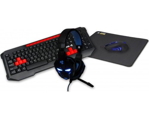 Keyboard + mouse iBOX iBOX KIT AURORA GAMING SET-2 KEYBOARD, MOUSE, HEADPHONES, WASHER