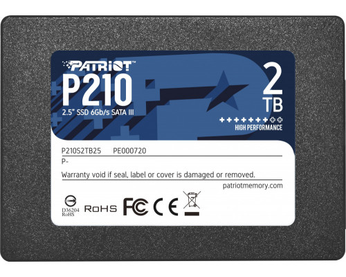 SSD Patriot P210 2TB 2.5" SATA III (P210S2TB25)