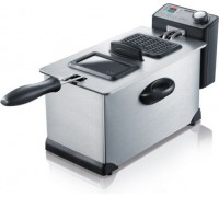 Severin FR2431 Deep Fryer Steel Black