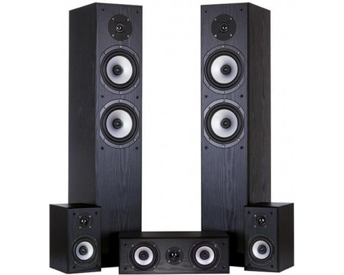 Wilson Cinematic 5.0 Home Cinema Speaker Set, Black