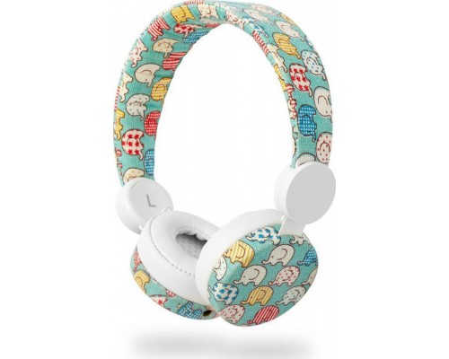 Nedis Wired Headphones | 1.2 m Round Cable | On-ear | Elephant | White