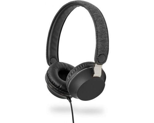 Nedis FSHP100AT Headphones (On-ear; NO; Black / Gray