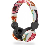 Nedis Wired Headphones | 1.2 m Round Cable | On-Ear | Owl | Black