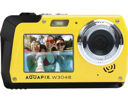 Digital Waterproof Camera Easypix 3m 4k 48MP W3048 Yellow