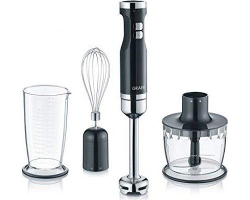 Graef Hand Blender HB502 (black / stainless steel 3-piece set)