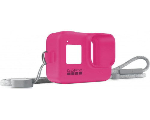 GoPro GP SLEEVE & LANYARD ELECTRIC PINK HERO8 BLACK