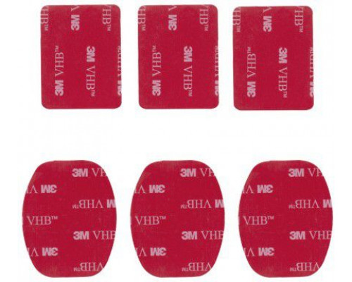 Mantona Adhesive Mounts for GoPro - 6 pieces (20891)