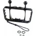 PULUZ aluminum two-handed diving mount for sports cameras