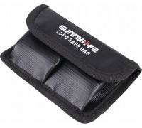 SunnyLife Carrying Case Pouch Cover 2x Battery For Dji Osmo Action Fireproof