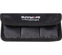 SunnyLife Carrying Case Pouch Pouch 3x Battery For Dji Osmo Action Fireproof