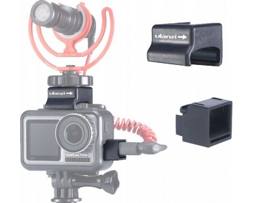 Ulanzi Microphone Mount Adapter 2in1 Hot Shoe For Dji Osmo Action / Ulanzi