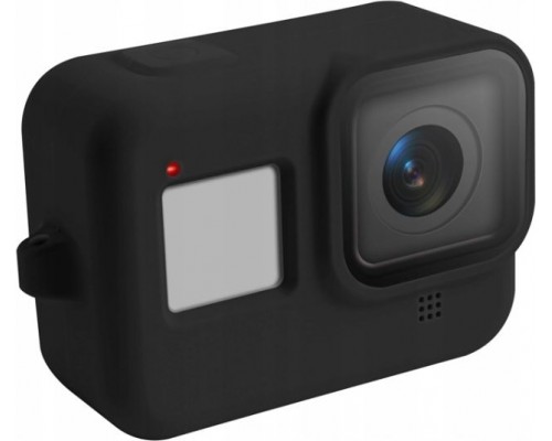 Xrec Silicone Case Casing Cover Holster For Gopro Hero 8 Black + Strap