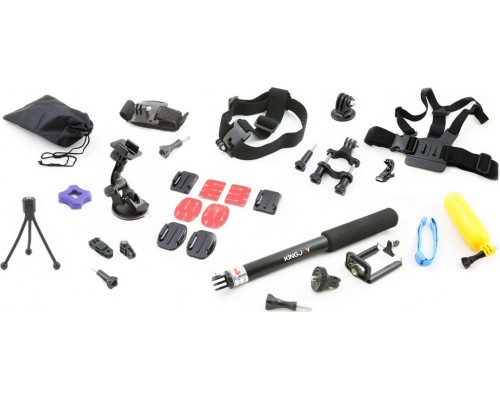 Xrec Set / Accessories For Gopro / Sjcam / xiaomi / Dji Osmo Action + Monopod With Lock