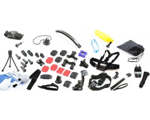 Xrec Big Set / Accessories For Gopro / Sjcam / Sony Action Cam / Tracer / Goclever / Manta / Overmax / Xiaomi / Aee Etc.