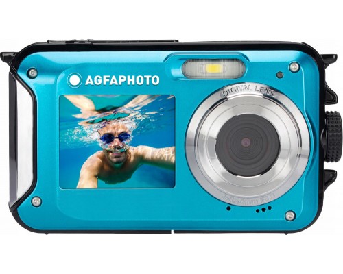 AgfaPhoto Digital Camera Underwater 24MP Video Hd 3m Agfa Photo / Blue
