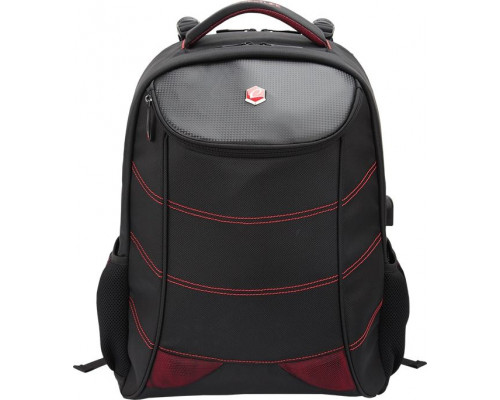 BESTLIFE backpack 17 "NOTEBOOK SNAKE EYE GAMING USB RED BB-3332R