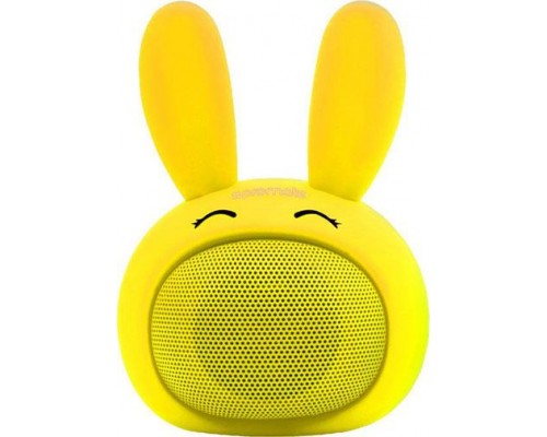 Promate Bunny bluetooth speaker, Li-Ion, 1.0, 3W, yellow, for children