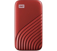 Western Digital SSD My Passport 500GB Red External Drive (WDBAGF5000ARD-WESN)