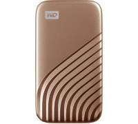 Western Digital SSD My Passport 2 TB Gold External Drive (WDBAGF0020BGD-WESN)