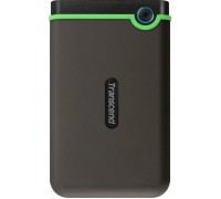 Transcend HDD StoreJet 25M3S 4 TB Black and Green External Drive (TS4TSJ25M3S)