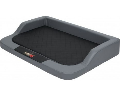 HOBBYDOG Medico Lux bed - Graphite with a black XXL