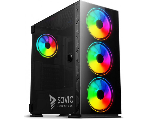 Savio Prime X1 ARGB Glass Case (SAVGC-PRIMEX1)