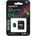 ADATA Premier Pro MicroSDXC 64GB Class 10 UHS-I / U3 A2 V30 Card (AUSDX64GUI3V30SA2-RA1)