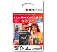 AgfaPhoto MicroSD MicroSDXC card 128 GB Class 10 UHS-I / U1 V10 (SB6033)