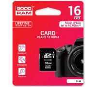 GoodRam S1A0 SDHC 16 GB Class 10 UHS-I card (S1A0-0160R11)