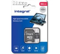 Integral Ultima Pro MicroSDXC 64 GB Class 10 UHS-I / U1 V10 card (INMSDX64G-100V10)