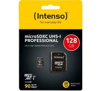 Intenso Professional MicroSDXC 128GB Class 10 UHS-I / U1 Card (3433491)