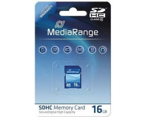 MediaRange MR963 SDHC 16 GB Class 10 Card (MR963)