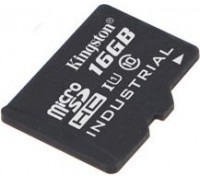 Kingston Industrial MicroSDHC 16 GB Class 10 UHS-I / U1 (SDCIT / 16GBSP) card