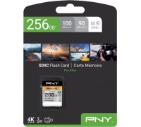 PNY Technologies Pro Elite SDXC 256 GB Class 10 UHS-I / U3 Card (P-SD256U3100PRO-GE)