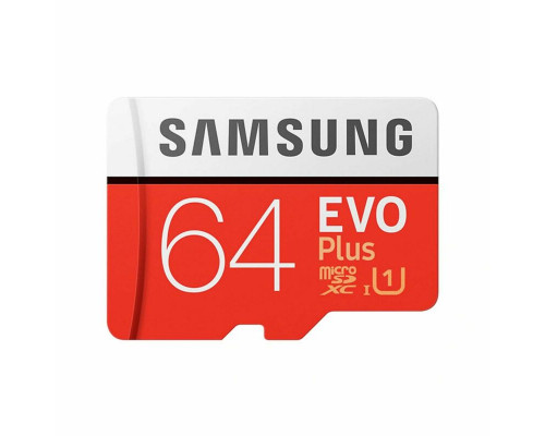 Samsung Evo Plus MicroSDXC 64 GB Class 10 UHS-I / U1 card (MB-MC64HA / EU)