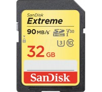 SanDisk Extreme SDHC 32GB UHS-I V30 Card (SDSDXVE-032G-GNCI2)