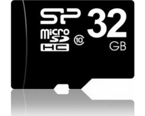 Silicon Power MicroSDHC 32 GB Class 10 Card (SP032GBSTH010V10)