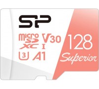 Silicon Power Superior MicroSDXC 128 GB Class 10 UHS-I / U3 A2 V30 card (SP128GBSTXDA2V20SP)
