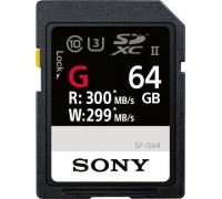 Sony SF-G64 SDXC 64 GB Class 10 UHS-II / U3 Card (27242904330)