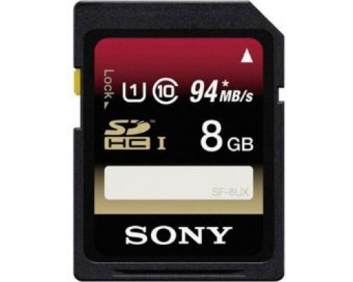 Sony SDHC 8 GB Class 10 UHS-I / U1 card (SF8UX)