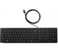 HP Halley Wired Black US Keyboard (9SR37AA # AKD)