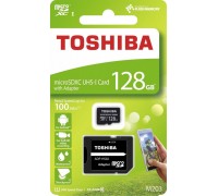 Toshiba M203 MicroSDXC 128 GB Class 10 UHS-I / U1 Card (THN-M203K1280EA)